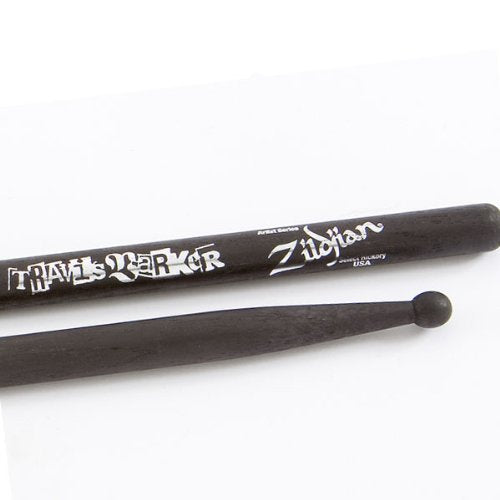 Avedis Zildjian Company Travis Barker Artist Series Drumsticks   Black